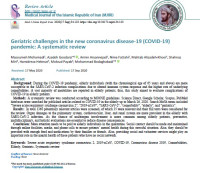 Geriatric challenges in the new coronavirus disease-19 (COVID-19) pandemic: A systematic review