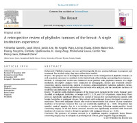 A retrospective review of phyllodes tumours of the breast: A single
institution experience