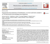 Functional neuroanatomy of meditation: A review and meta-analysis of 78 functional neuroimaging investigations