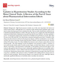 Updates in Hypertension Studies According to the Main Clinical Trials: A Review of the Past 45 Years about Pharmaceutical Intervention Effects