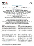 Cardiovascular Implications of the COVID-19 Pandemic: A Global Perspective