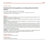 Symptomatic dermographism: an inadequately described disease