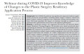 Webinar during COVID-19 Improves Knowledge of Changes to the Plastic Surgery Residency Application Process