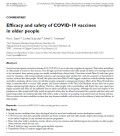 Efficacy and safety of COVID-19 vaccines in older people