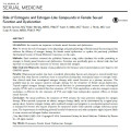 Role of Estrogens and Estrogen-Like Compounds in Female Sexual Function and Dysfunction