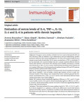 Evaluation of serum levels of IL-6, TNF-, IL-10,IL-2 and IL-4 in patients with chronic hepatitis