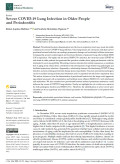 Severe COVID-19 Lung Infection in Older People and Periodontitis