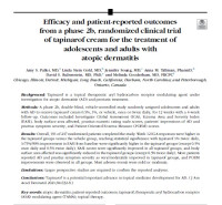 Efficacy and patient-reported outcomes from a phase 2b, randomized clinical trial of tapinarof cream for the treatment of adolescents and adults with atopic dermatitis