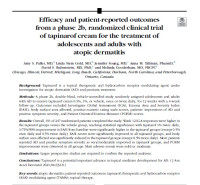 Efficacy and patient-reported outcomes from a phase 2b, randomized clinical trial of tapinarof cream for the treatment of adolescents and adults with atopic dermatitis