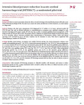 Intensive blood pressure reduction in acute cerebral haemorrhage trial (INTERACT): a randomised pilot trial