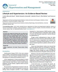 Lifestyle and Hypertension: An Evidence-Based Review