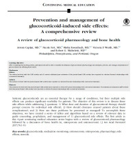 Prevention and management of glucocorticoid-induced side effects: A comprehensive review