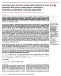 Veverimer versus placebo in patients with metabolic acidosis associated with chronic kidney disease: a multicentre,
randomised, double-blind, controlled, phase 3 trial