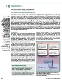 Heart failure drug treatment