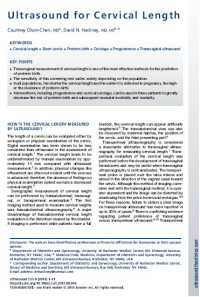 Ultrasound for Cervical Length