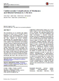 Cardiovascular Complications of Marijuana and Related Substances: A Review