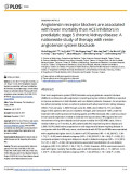 Angiotensin receptor blockers are associated with lower mortality than ACE inhibitors in predialytic stage 5 chronic kidney disease: A nationwide study of therapy with reninangiotensin system blockade