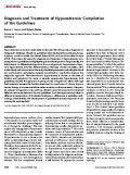 Diagnosis and Treatment of Hyponatremia: Compilation of the Guidelines