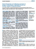 Patient Perspectives on the Meaning and Impact of Fatigue in Hemodialysis: A Systematic Review and
Thematic Analysis of Qualitative Studies