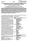 THE CONCEPTUAL AND CLINICAL PROBLEMS OF PARANEOPLASTIC SYNDROME IN ONCOLOGY AND INTERNAL MEDICINE