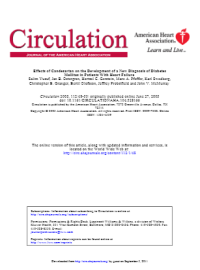 Effects of Candesartan on the Development of a New Diagnosis of Diabetes Mellitus in Patients With Heart Failure