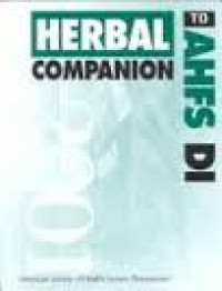 Herbal Companion to AHFS DI