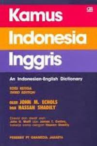 Kamus Indonesia Inggris, ed. 3