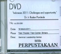 DVD Seminar Leadership Series: Indonesia 2011: Challenges and Opportunity