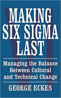 Making Six Sigma Last: Managing the Balance Between Cultural and Technical change