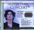 DVD Video Dokumentasi Master Class & Concert Iskandar Wijaya. 18 November 2011