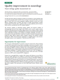 Quality improvement in neurology Epilepsy Quality Measurement Set 2017 update