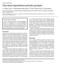 Thyrotoxic Hypokalemic Periodic Paralysis