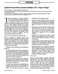 Image of Updated Neonatal Resuscitation Guidelines 2015 – Major Changes