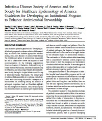 Image of Infectious Diseases Society of America and the Society for Healthcare Epidemiology of America Guidelines for Developing an Institutional Program to Enhance Antimicrobial Stewardship