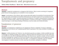 Image of Toxoplasmosis and pregnancy