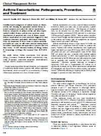 Image of Asthma Exacerbations: Pathogenesis, Prevention, and Treatment