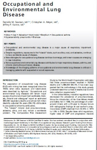 Image of Occupational and Environmental Lung Disease