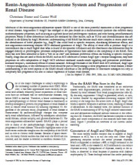 Image of Renin-Angiotensin-Aldosterone System and Progression of Renal Disease