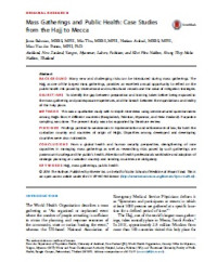 Image of Mass Gatherings and Public Health: Case Studies from the Hajj to Mecca