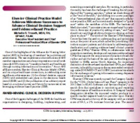 Image of Elsevier Clinical Practice Model Achieves Milestone Successes to Advance Clinical Decision Support
and Evidence-Based Practice
