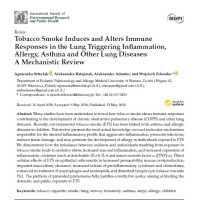 Image of Tobacco Smoke Induces and Alters Immune Responses in the Lung Triggering Inflammation, Allergy, Asthma and Other Lung Diseases:
A Mechanistic Review