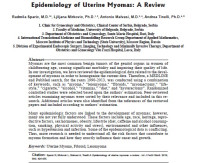 Image of Epidemiology of Uterine Myomas: A Review