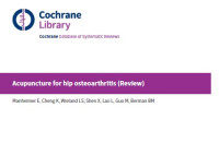 Image of Acupuncture for hip osteoarthritis (Review)