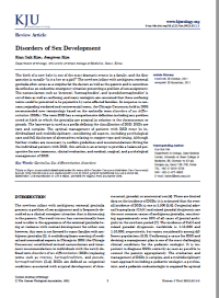 Image of Disorders of Sex Development