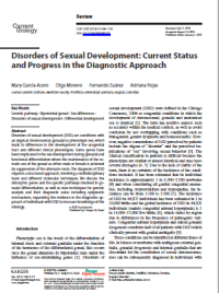 Image of Disorders of Sexual Development: Current Status
and Progress in the Diagnostic Approach