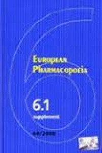 Image of European Pharmacopoeia 6.1 Supplement