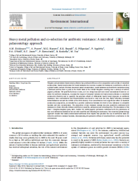 Image of Heavy metal pollution and co-selection for antibiotic resistance: A microbial
palaeontology approach