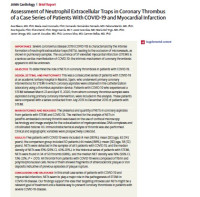Image of Assessment of Neutrophil Extracellular Traps in Coronary Thrombus of a Case Series of Patients With COVID-19 and Myocardial Infarction