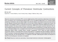 Image of Current Concepts of Premature Ventricular Contractions