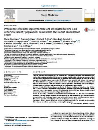 Image of Prevalence of restless legs syndrome and associated factors in an otherwise healthy population: results from the Danish Blood Donor Study